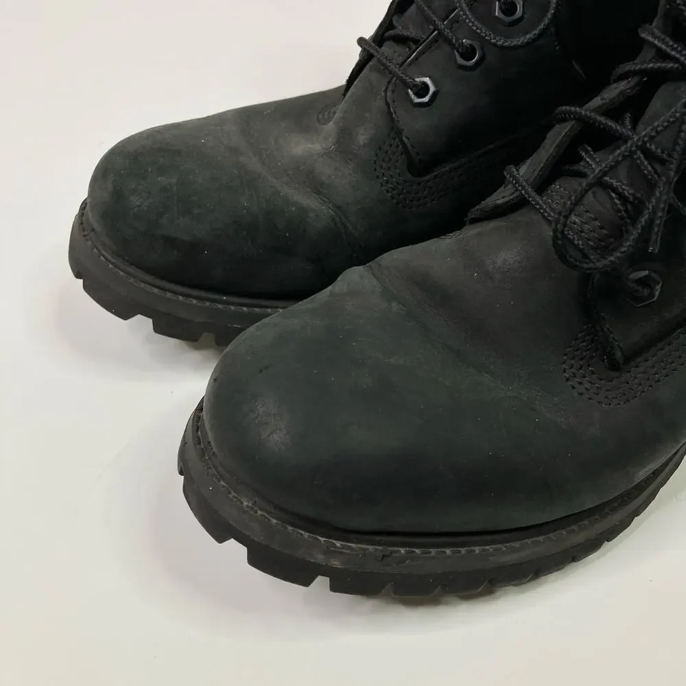 Timberland Black Primaloft Genuine Leather Suede Lace Up Boots Mens 10.5